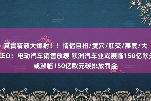 真實精液大爆射！！情侶自拍/雙穴/肛交/無套/大量噴精 雷诺CEO：电动汽车销售放缓 欧洲汽车业或濒临150亿欧元碳排放罚金