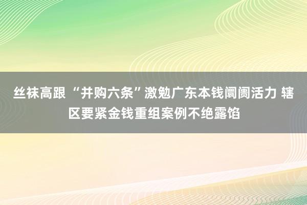 丝袜高跟 “并购六条”激勉广东本钱阛阓活力 辖区要紧金钱重组案例不绝露馅