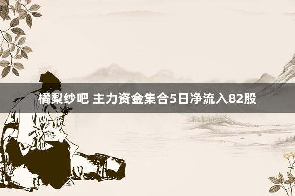 橘梨纱吧 主力资金集合5日净流入82股