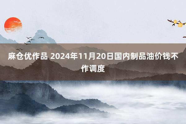 麻仓优作品 2024年11月20日国内制品油价钱不作调度