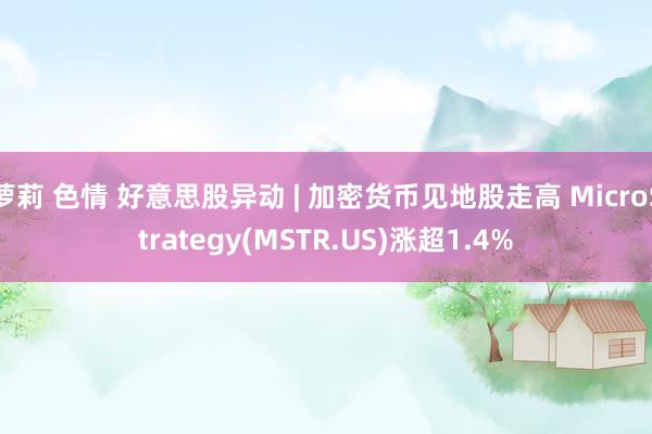 萝莉 色情 好意思股异动 | 加密货币见地股走高 MicroStrategy(MSTR.US)涨超1.4%