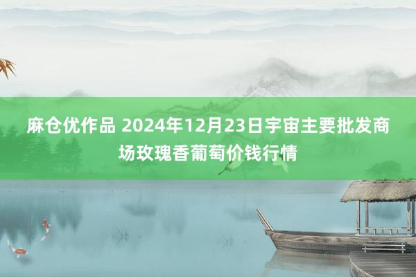 麻仓优作品 2024年12月23日宇宙主要批发商场玫瑰香葡萄价钱行情